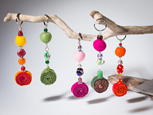 Bild: Foto von Schlüsselanhängern aus Filz