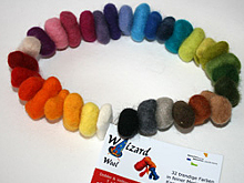 Bild: Die Farbpalette unserer Filzprodukte